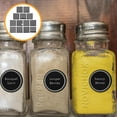 thumbnail image 1 of GOOHOCHY Black PVC Chalk Board Pantry Stickers for Kitchen Jar Labeling Easy to Write and Wipe Clean, 1 of 4