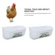 thumbnail image 3 of El Comedero Duradero para Cerca Colgante Evita que los Animales Coman del Suelo Versátil para Varios Tipos de Ganado con Plástico PP Grueso ANGGREK Otros, 3 of 8