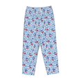 thumbnail image 4 of Balery Red Cherries print Women's Pajama Pants,Ultra Lightweight Pjs,Lounge Pant-Small, 4 of 9