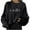 Black, variant on crewneck sweatshirts Weikingp Womens Casual Long Sleeve Round Neck Sweatshirts Heartbeat Prints Loose Top graphic sweatshirts comfortable sweatshirts casual wear