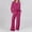 Hot Pink, variant on LEKODE tracksuits for women set two piece sets for women summer lounge sets for women Sweatshirt Wide Leg Sweatpants women track suits 2 piece set Army Green L