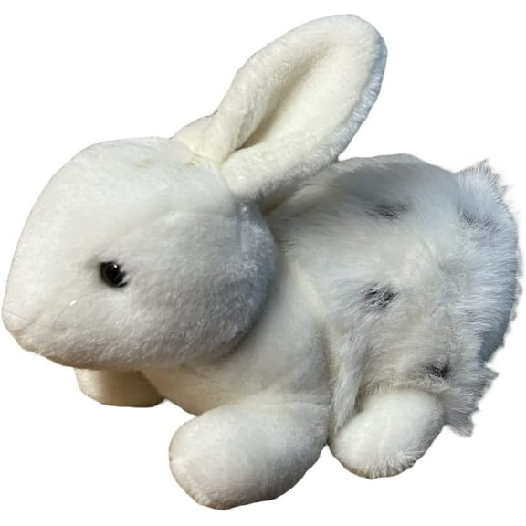 Pre-Owned 10‚Äù Plush White Bunny Rabbit Soft Stuffed Animal Used