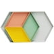 thumbnail image 1 of Impresionantes bandejas decorativas de diseño, bandejas anidadas modernas y contemporáneas para usos múltiples, bandejas geométricas irrompibles y fáciles de limpiar para decoración del hogar, 4, 1 of 6