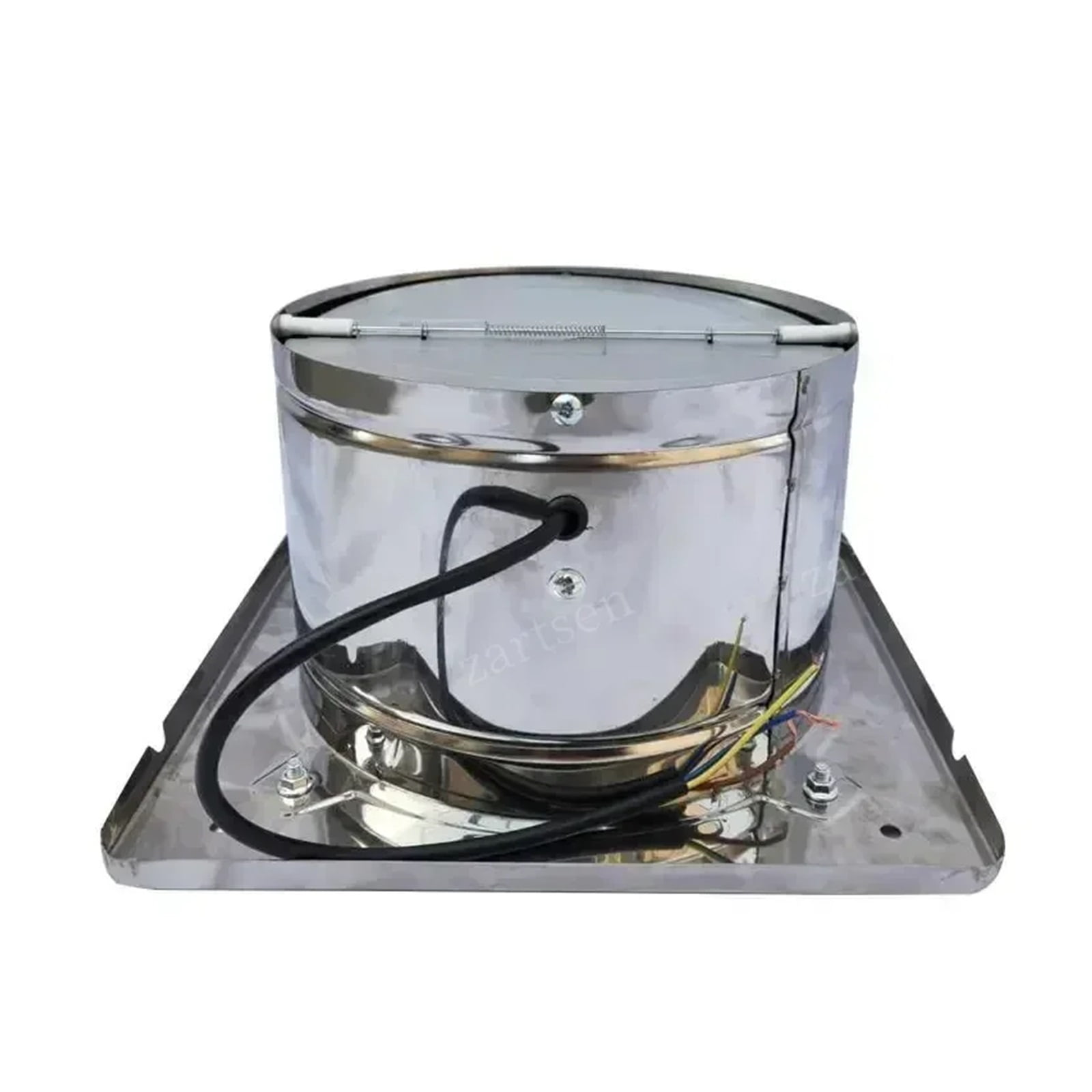 6''7''8'' Booster Fan Extractor Exhaust fan Ventilation Pipe Fan Kitchen Wall Window Stainless Steel Fan Industrial Duct Fan ,Easy Installation