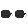 thumbnail image 1 of Funda protectora de silicona Btafrte para auriculares inalámbricos Galaxy Buds 2 color negro, 1 of 6