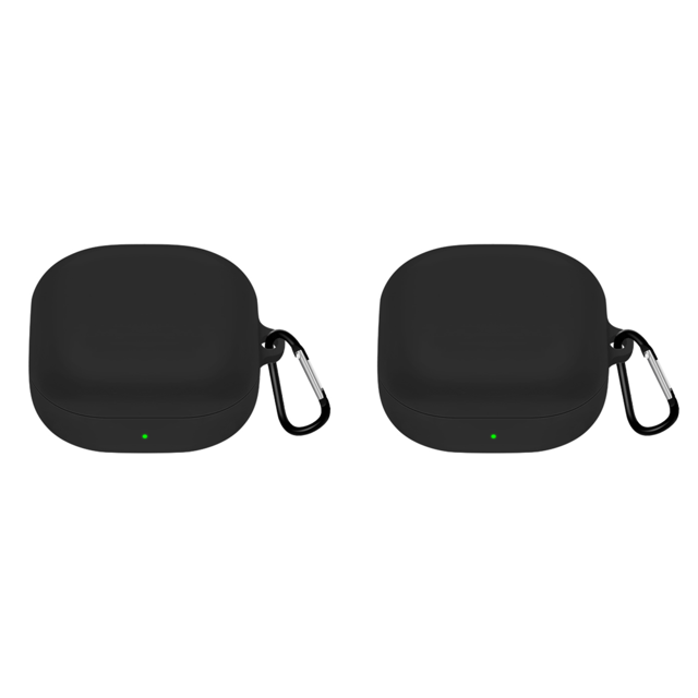 Funda protectora de silicona Btafrte para auriculares inalámbricos Galaxy Buds 2 color negro