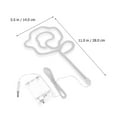 thumbnail image 2 of 1Pc Festive Rose Shape Neon Lamp Bedroom Lamp Ornament Decorative Night Lamp, 2 of 9