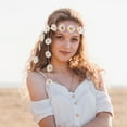 thumbnail image 2 of Wowstyle Flower Headbands For Women Hippie Floral Hairband Boho Fairy Crown Wedding Parties Outfit Costume Hair Accessories, 2 of 8