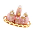 thumbnail image 3 of Casa de Miniatura 1:12 Accesorios de de Juguete de Botellas de Perfume Rosa con Bandeja Dorada Macarena Miniaturas de casa de muñecas, 3 of 7