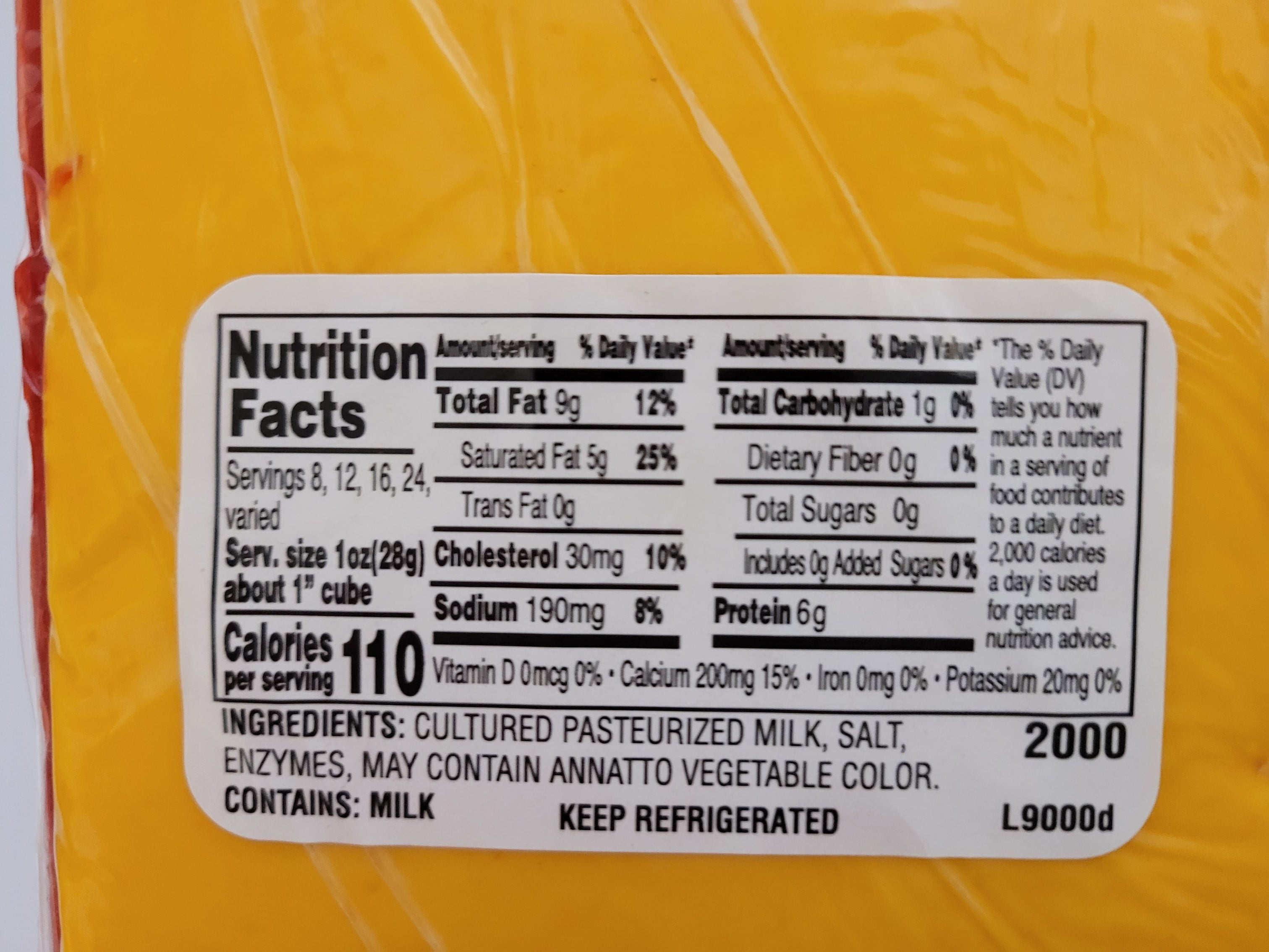 Wisconsin Farms, Deli Classics, Red Hoop Cheddar Cheese, 52% OFF