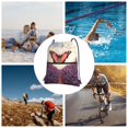 thumbnail image 6 of Easygdp Butterfly Over Lavender Drawstring Backpack Gym Bag,Sport Gym Sackpack,Gym Sack with Side Pocket for Men Women, 6 of 6