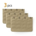 thumbnail image 2 of Women 3 Rows 4 Hooks Underwear Bra Band Extension Strap 3 Pcs Beige, 2 of 5
