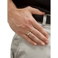 thumbnail image 3 of PalmBeach Jewelry Men's 1/5 TCW Diamond Band in 18k Gold-plated Sterling Silver, 3 of 5