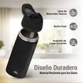 thumbnail image 4 of Magma Life Termo Acero Inoxidable 710 ml 24 oz, Material Seguro y Resistente, Tapa con Botón y Cerradura, Asa Integrada, Sellado Hermético, Antiderrapante, 4 of 8