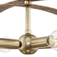 thumbnail image 3 of P350280-205 Progress Lighting Allegheny - 4 Light Flush Mount-12.12 Inches Tall and 24 Inches Wide-Soft Gold Finish, 3 of 10
