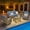 Gray Wicker, Denim Blue, variant on Toject Outdoor Patio Furniture Set, All-Weather Gray Wicker Outside Furniture with 42 Inch Fire Pit Table, 5 Pieces Conversation Set with Swivel Chairs for Backyard Deck Garden, Denim Blue
