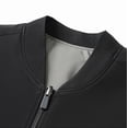 thumbnail image 5 of Men's Casual Lightweight Bomber Jacket Zip Up Stand Collar Baseball Jacket Solid Color Casual Windproof Jacket For Spring Autu Commute Casual Daily Outings, 5 of 9