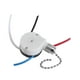 thumbnail image 5 of Interruptor de cadena de 3 cables multifuncional con 4 cables preinstalados para control de pared Plata, 5 of 8