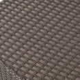 thumbnail image 4 of Noble House Cascada Outdoor Wicker Side Table, Brown, 4 of 9