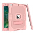 thumbnail image 6 of iPad 9.7 2018 / 2017 Case with Screen Protector Film, Allytech Heavy Duty Shockproof Kickstand Anti-scratch Full Protection Back Cover Case for Apple iPad 6th 5th Generation, Rosegold, 6 of 8