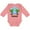Mauve, variant on Summer Vacation in The Bahamas Boys or Girls Long Sleeve Baby Bodysuit