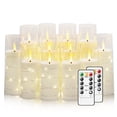 thumbnail image 1 of Velas LED sin llama Eebuss, 12 unidades con control remoto y temporizador, 1 of 6
