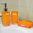 thumbnail image 2 of Sparkles Home  Faceted Tumbler Orange, 2 of 6