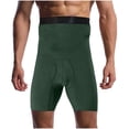 thumbnail image 5 of LMOIPLI Men's Girdle Tummy Control Quick Dry Shorts Underwear High Waist Trainer Boxer Briefs Stomach Shapewear Green XXXL, 5 of 5