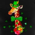 thumbnail image 3 of CafePress - St. Patrick's Day Giraffe Women's Dark Pajamas - Women's Short Sleeve Print T-Shirt and Pants Dark Cotton Pajama Set, 3 of 7