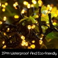 thumbnail image 4 of 300 LED Warm White Christmas Lights Green Wire, 8 Modes Christmas String Lights Outdoor Waterproof, Christmas Tree Lights Plug in, Connectable Christmas Twinkle Lights Indoor, 4 of 7