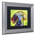 thumbnail image 3 of "Dachshund" Canvas Art by Dean Russo, Black Matte, Silver Frame, 3 of 4
