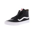 thumbnail image 1 of Vans Sk8-Hi Slim Zip Leather Black / Leopard High-Top Skateboarding Shoe - 10.5M 9M, 1 of 5