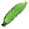 thumbnail image 1 of Statue de Concombre en Verre Simulation Légume Décoration Élégante pour la Maison Ornement de Table Pièce d'Accent Décorative Unique, 1 of 8