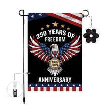 250th Anniversary Flag 250 Years of Freedom Flag with Eagle 1776-2026 Patriotic Flags Outdoor Lawn Garden Decor Doubleside Polyester