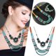 thumbnail image 3 of Collar boho retro con cuentas de búho, collar hecho a mano con cuentas, joyas para mujer, 3 of 8