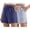 Navy, variant on Wuphunn Athletic Shorts Cute Shorts for Women Athletic Running Shorts Athletic Shorts Summer Comfy Shorts with Pockets Pull On Shorts Women Bermuda Short Beige L