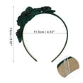 thumbnail image 3 of Unique Bargains 1 Pc Fashion Elegant Knotted Headband for Women for Girls 5.91"x1.57" Green, 3 of 4