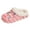 Pink, variant on Womens House Slippers Bubble Slides with Flower Warm Fur Lined Non-Slip Winter Indoor Outdoor Shoes