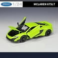 thumbnail image 3 of 1:24 McLaren 675LT Alloy Sports Car Model Diecast Metal Racing Vehicles Car Model High Simulation Collection teenagers Toy Gift-SinKeeU, 3 of 4