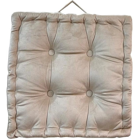 Namzi Dining Chair Cushion 42*42*10cm Beige Square Seat Cushion, Office Chair Pad, Kitchen Chair Cushion, Dining Room Cushion, 1 Piece