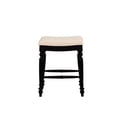 thumbnail image 3 of Riverbay Furniture 25" Transitional Wood Backless Counter Stool in Black, 3 of 5