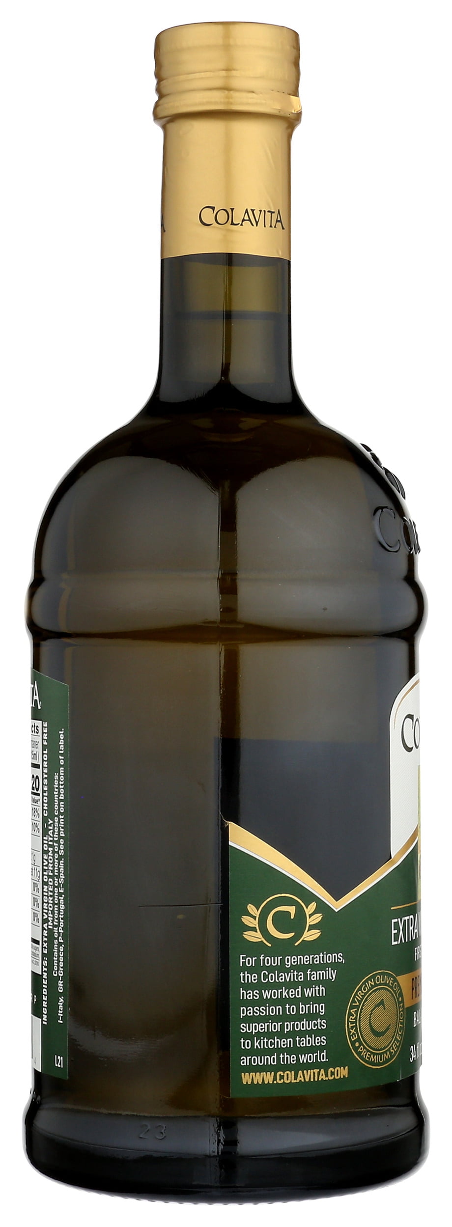 Pack of 6, Colavita Premium Selection Extra Virgin Olive Oil, 34 fl oz