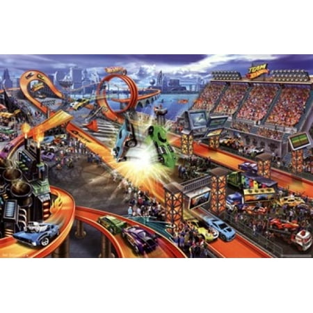 Hot Wheels Posters - Hot Wheels - Crash Poster Print