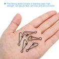 thumbnail image 4 of Unique Bargains 92Lbs en Acier Inoxydable Pêche Snaps Pivote Clips Changement Rapide Noir 50 Pack, 4 of 6