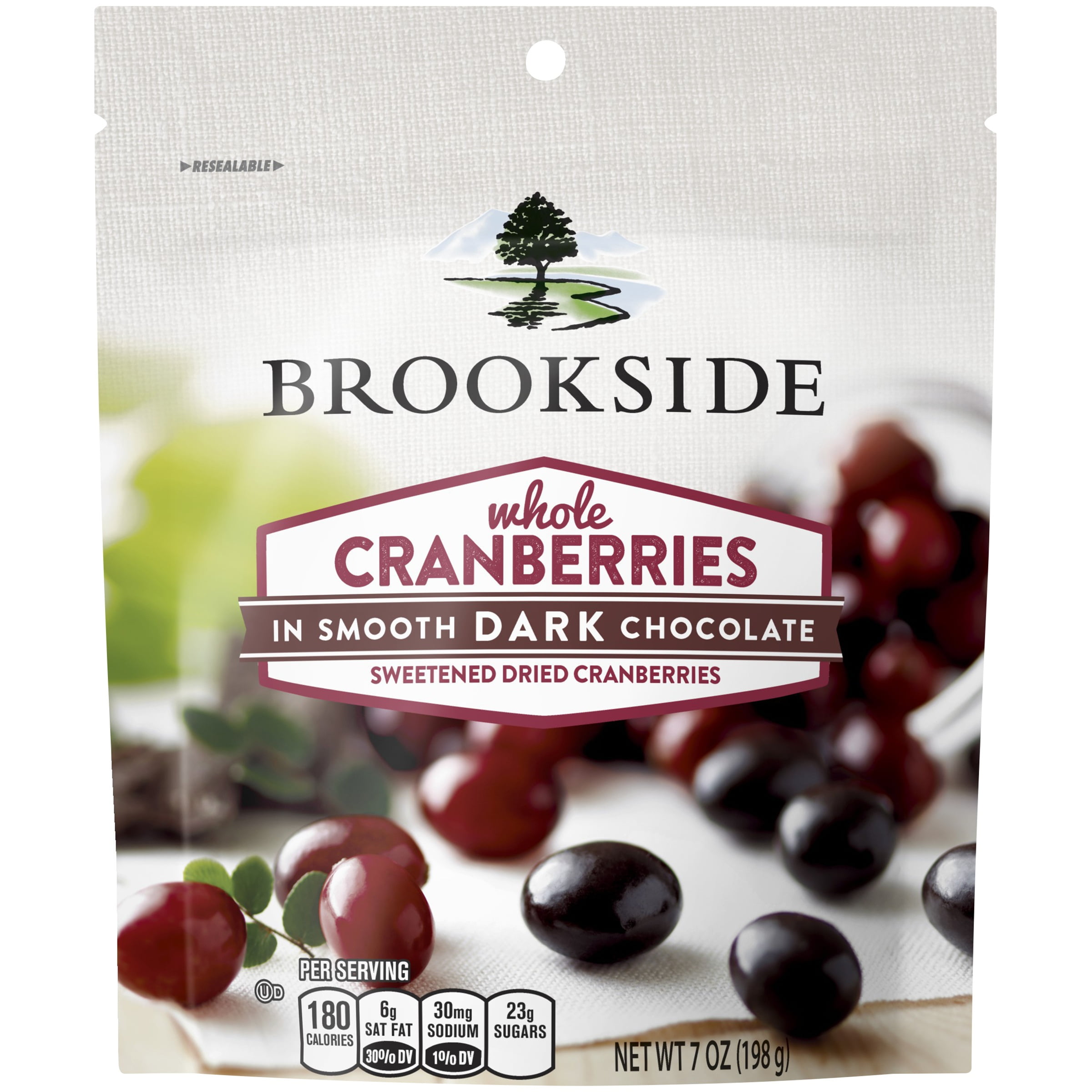 BROOKSIDE Dark Chocolate Covered Whole Cranberries, 7 oz by The Hershey Company