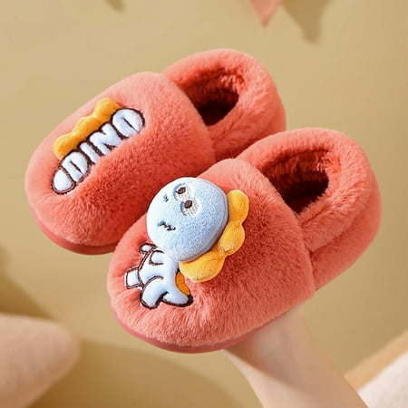 

Hunpta Kids Slippers Dinosaur Slippers For Kids Memory Foam Comfy House Shoes Girls Boys Bedroom Home Slippers