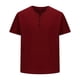thumbnail image 3 of pstuiky camisetas para hombre, Camiseta informal de manga corta con cuello vuelto y botones laterales para hombre camisas casuales para hombre l, 3 of 5