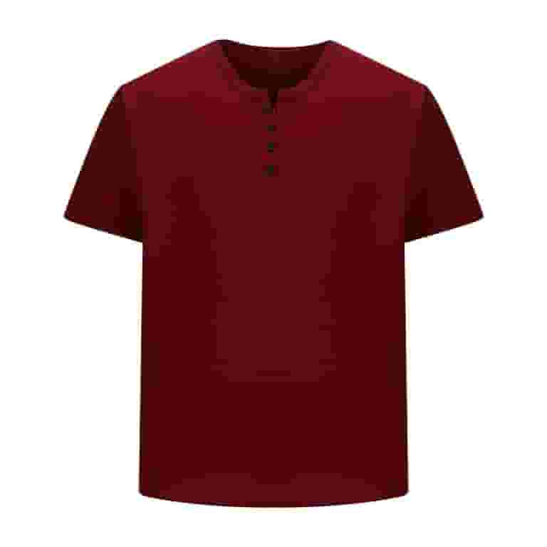 送料無料◆2025新品 up Button Men's ZCFZJW Polo Casual Lightweight Loose Shirt Clothing