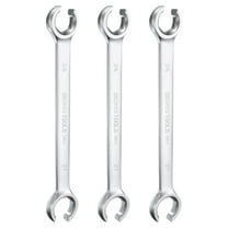 3pcs Flare Nut Metric Wrench 24mm x 27mm High Carbon Steel Nickel Plating