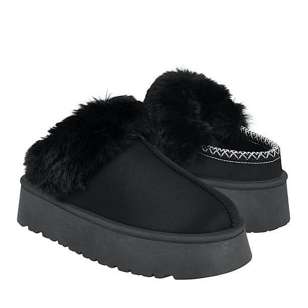 PANTUFLAS DAMA FUROR 26544 TEXTIL NEGRO